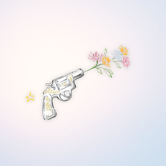 Floral gun shot