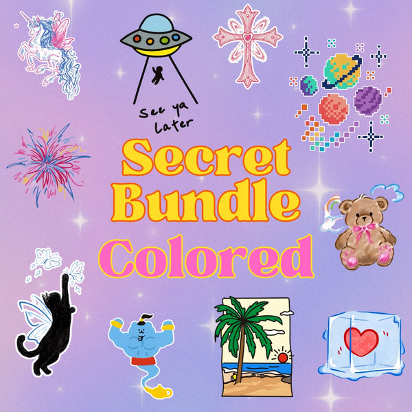 Secret Bundle - Colored (Includes 7 Tattoos)
