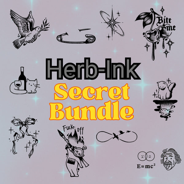 Secret Bundle - Herb-Ink (Includes 7 Tattoos)